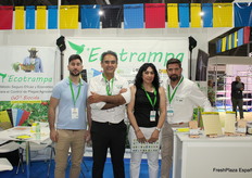 Cristian Rodríguez, Victoriano Poverano, Rosario Sánchez and José Leyva, from Ecotrampa