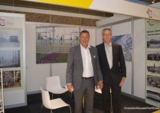 Jean-Pierre Schenkeveld and Arno de Veld, two of the four major faces behind Calor Holland. https://www.hortidaily.com/article/43400/Quality-greenhouse-heating-essential-for-optimum-production/
